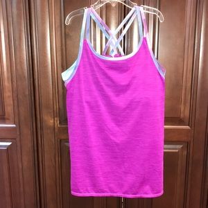 Athleta Girl Upbeat 2 in 1 Tank Top
